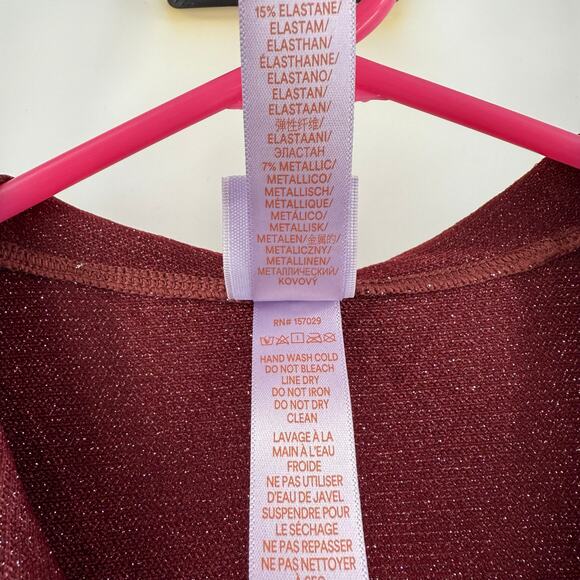 Savage X Fenty Jumpsuit SZ Small Sleep & Shine Hooded Sparkle Loungewear Onesie - Picture 9 of 16